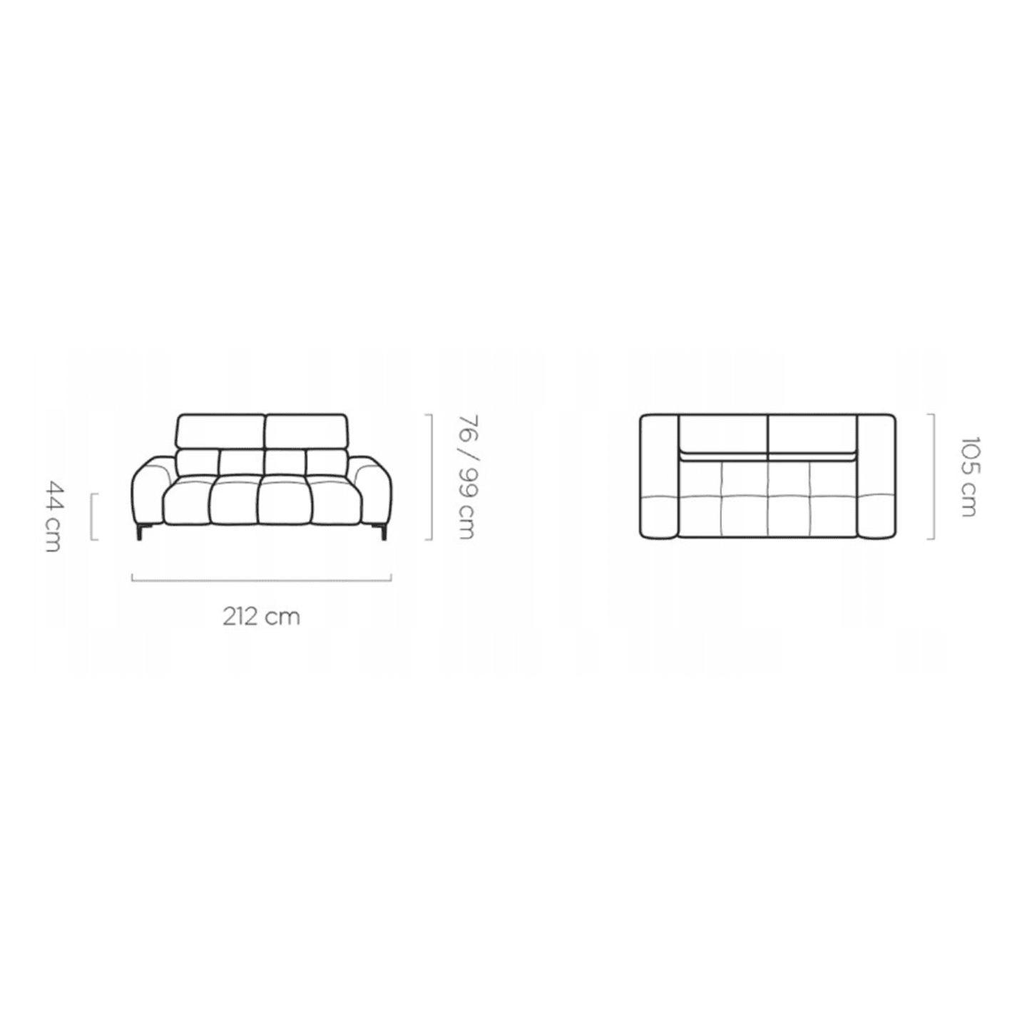 Nowoczesna Sofa Plaza 3