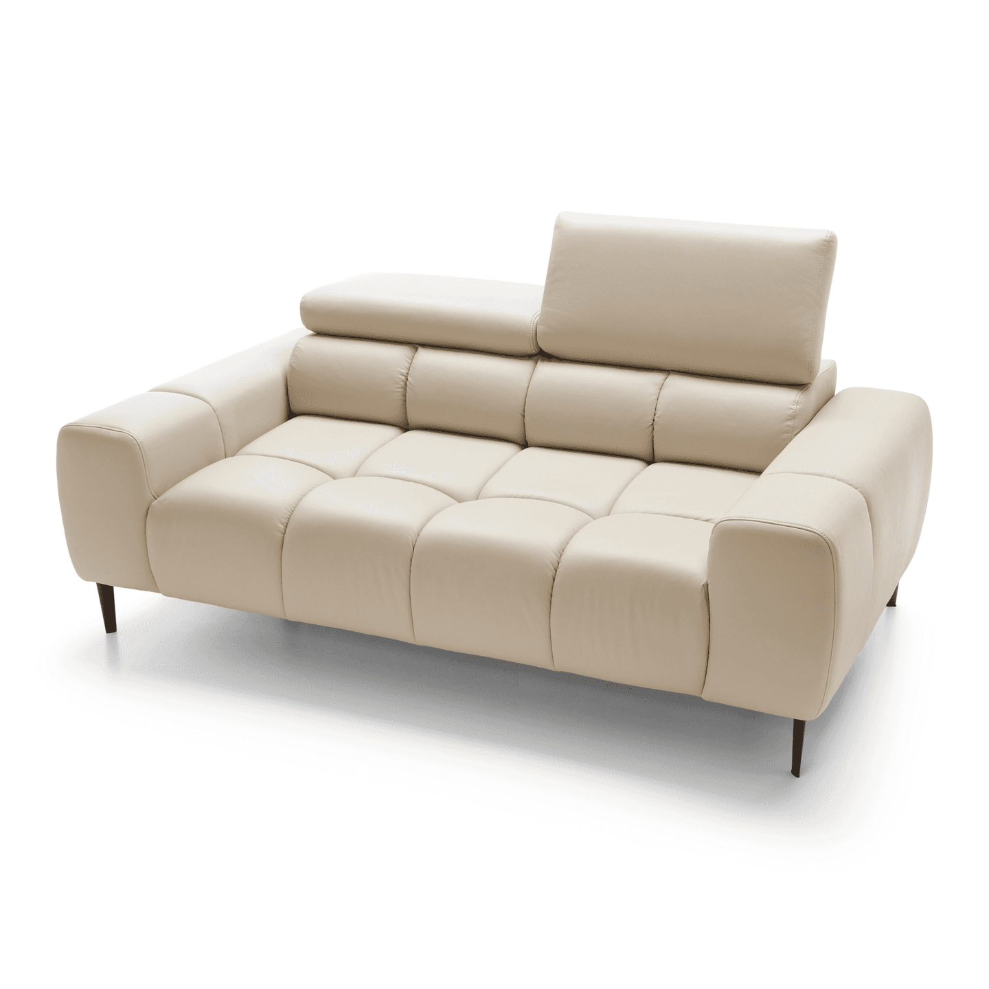Regulowana skórzana sofa elektryczna Plaza 2E WERSAL