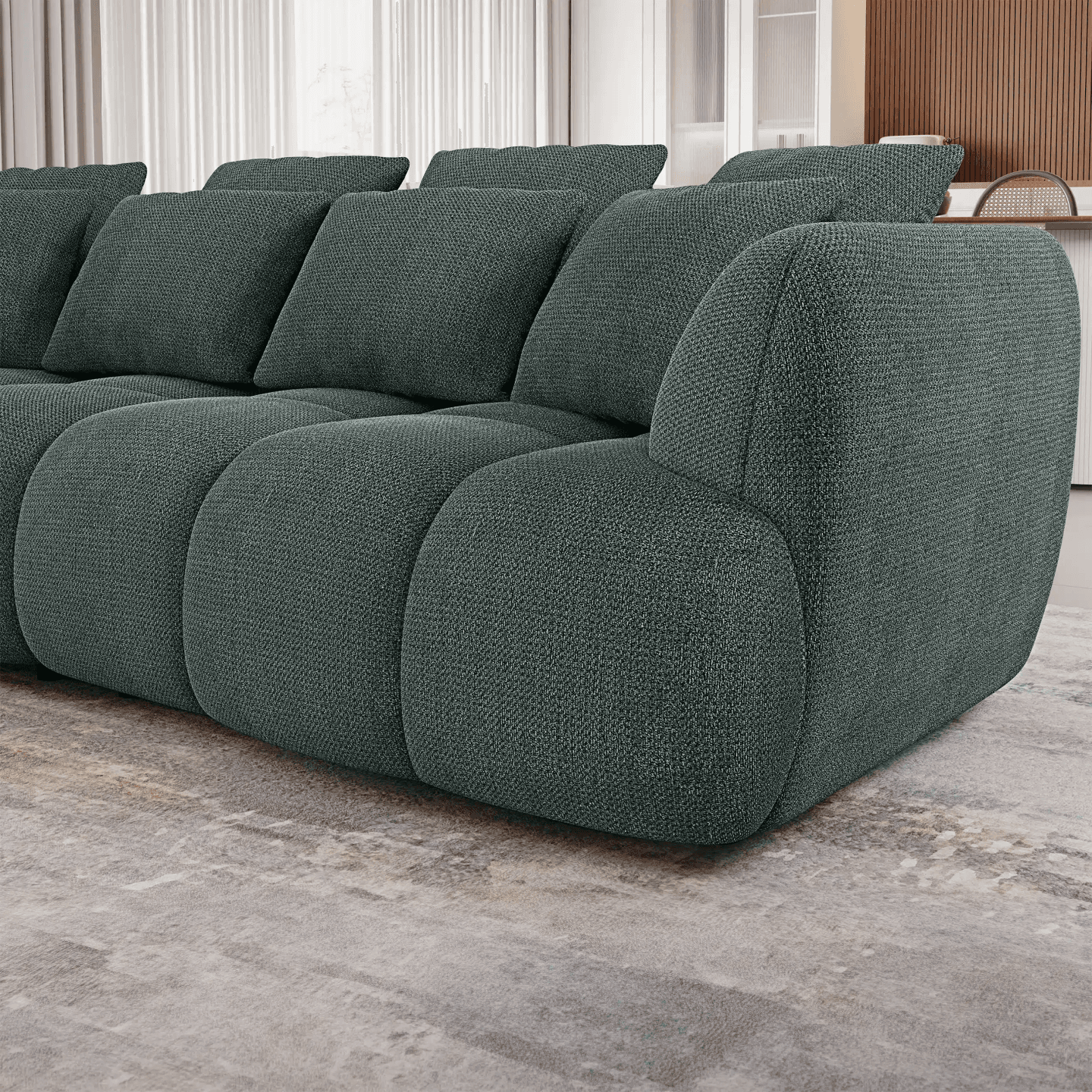 Elegancka sofa Besso zielona WERSAL