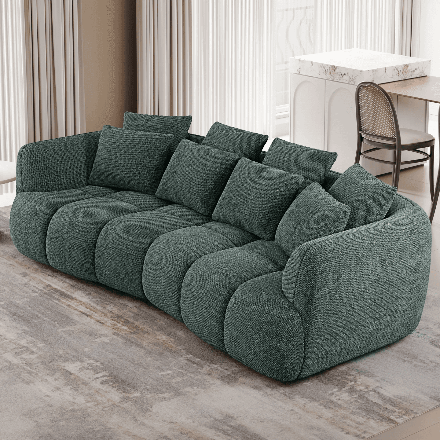 Elegancka sofa Besso zielona WERSAL - zdjęcie 2