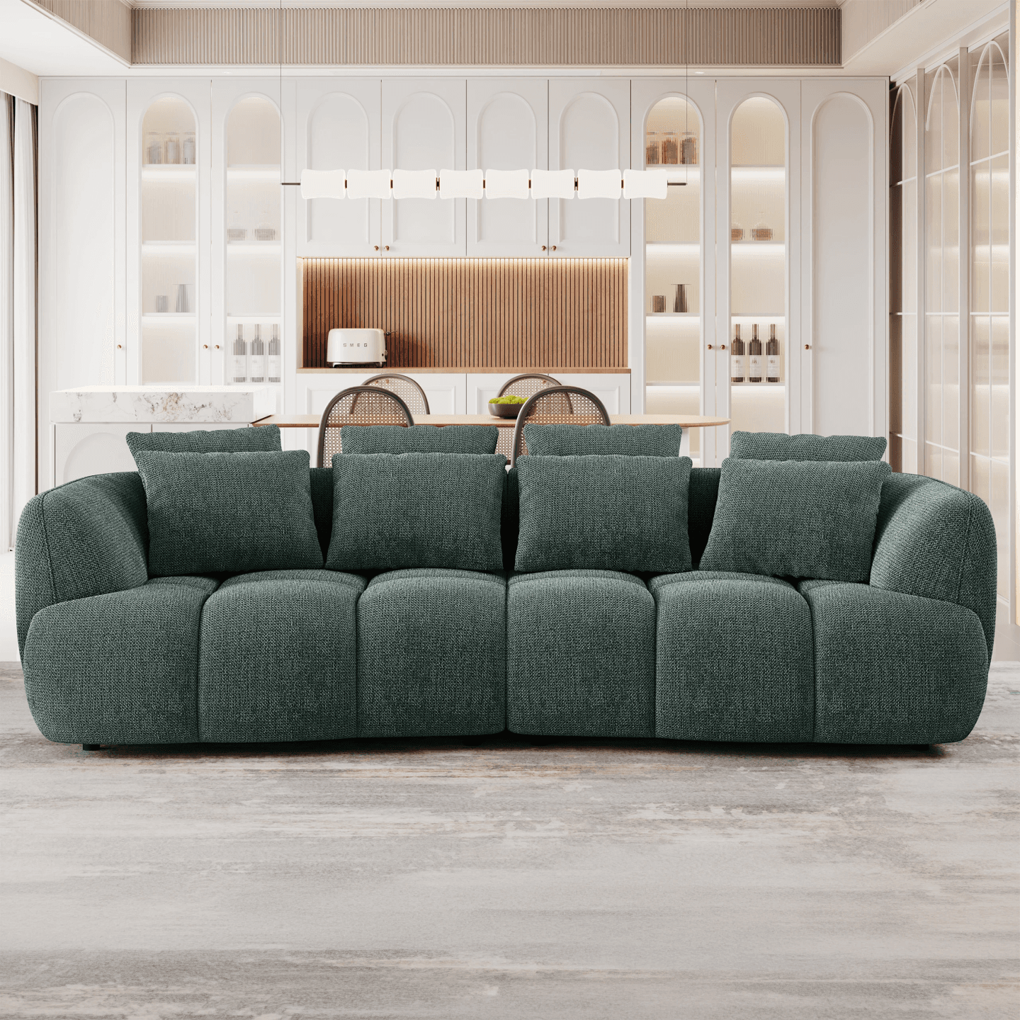 Elegancka sofa Besso zielona WERSAL