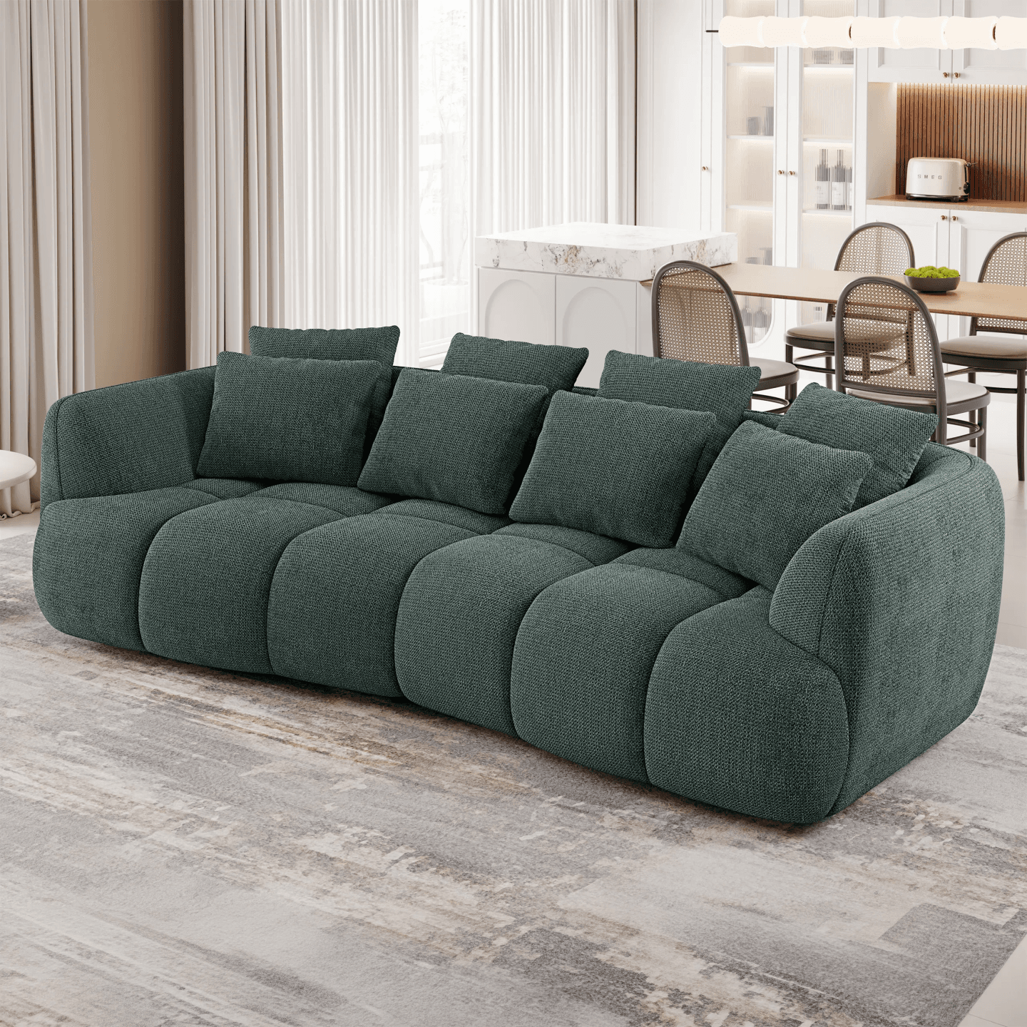 Elegancka sofa Besso zielona WERSAL