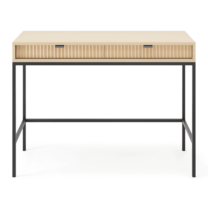 Toaletka Crow 104 cm dąb vicenza + czarny stelaż - zdjęcie 2