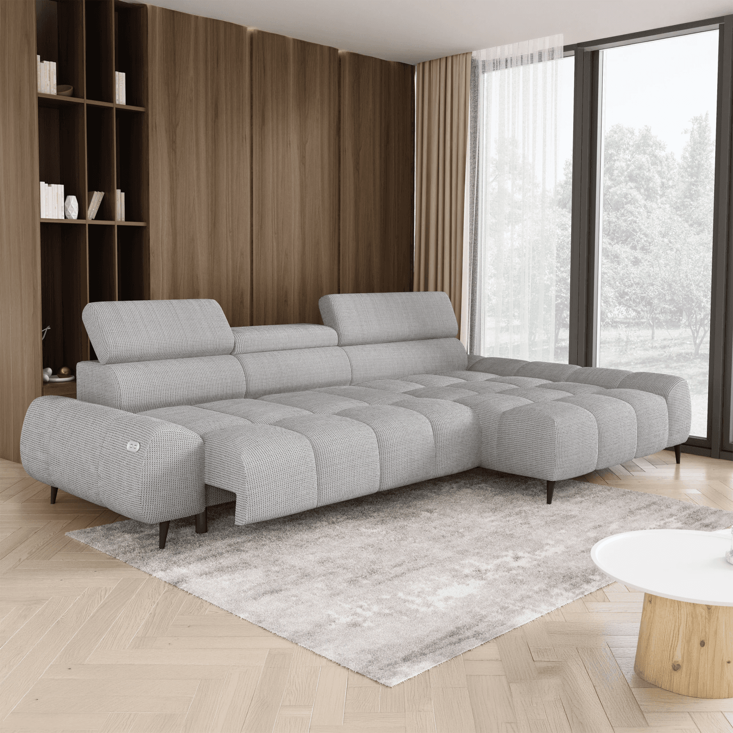 Funkcjonalny narożnik elektryczny Santo S z funkcją relax - zdjęcie 2