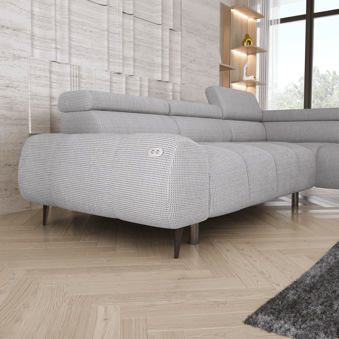 Narożnik Santo L z funkcją relax WERSAL