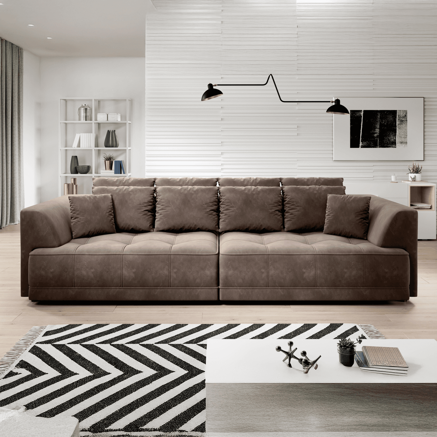 Duża stylowa sofa elektryczna Tiga Bigsofa