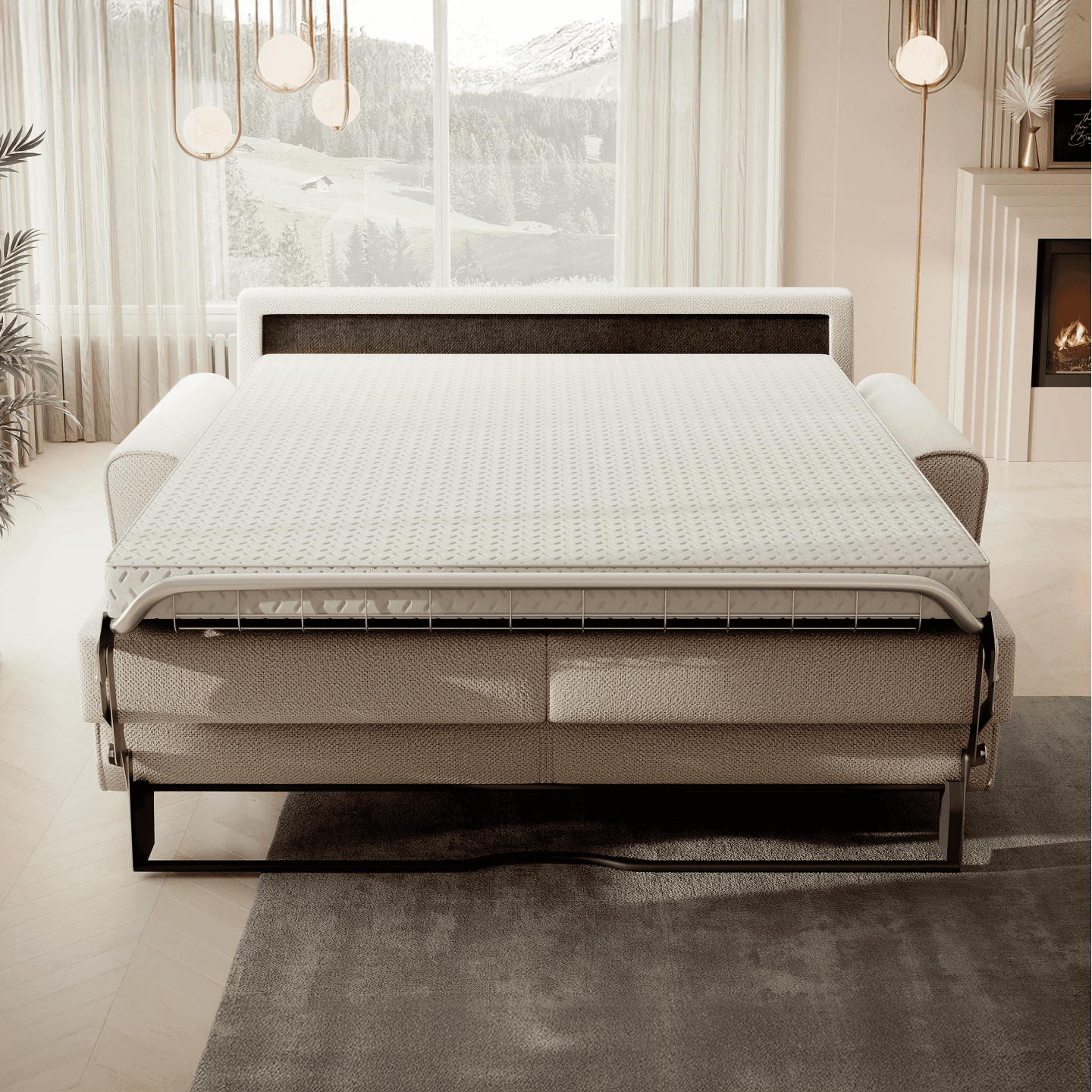 Sofa Capri 140 Włoski system rozkładania