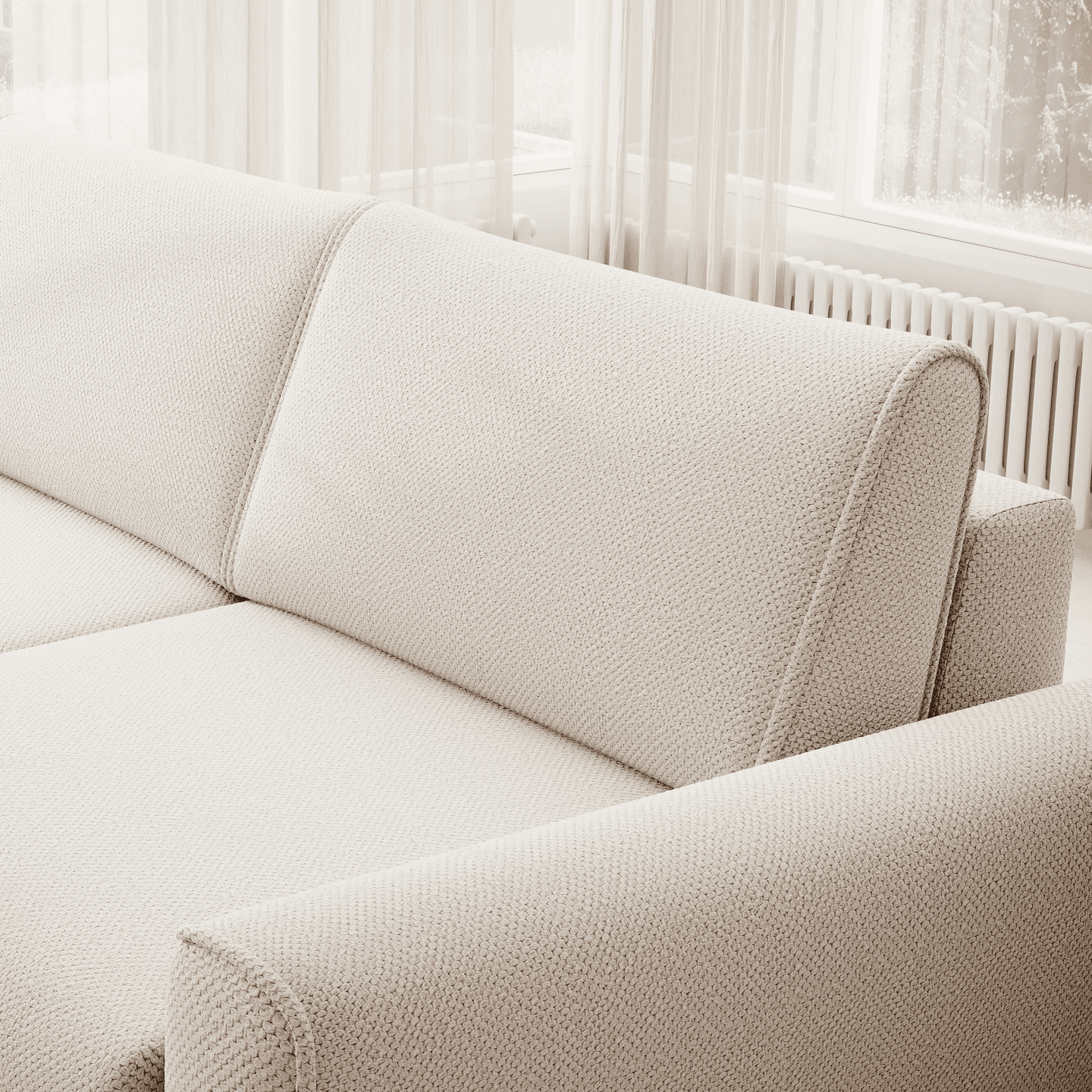 WERSAL Sofa Capri 160 system włoski i materac