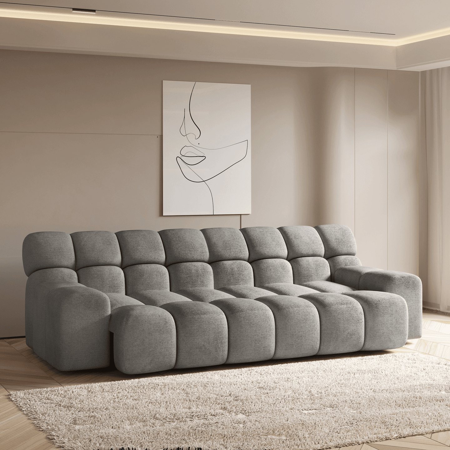Elegancka sofa elektryczna Campile WERSAL