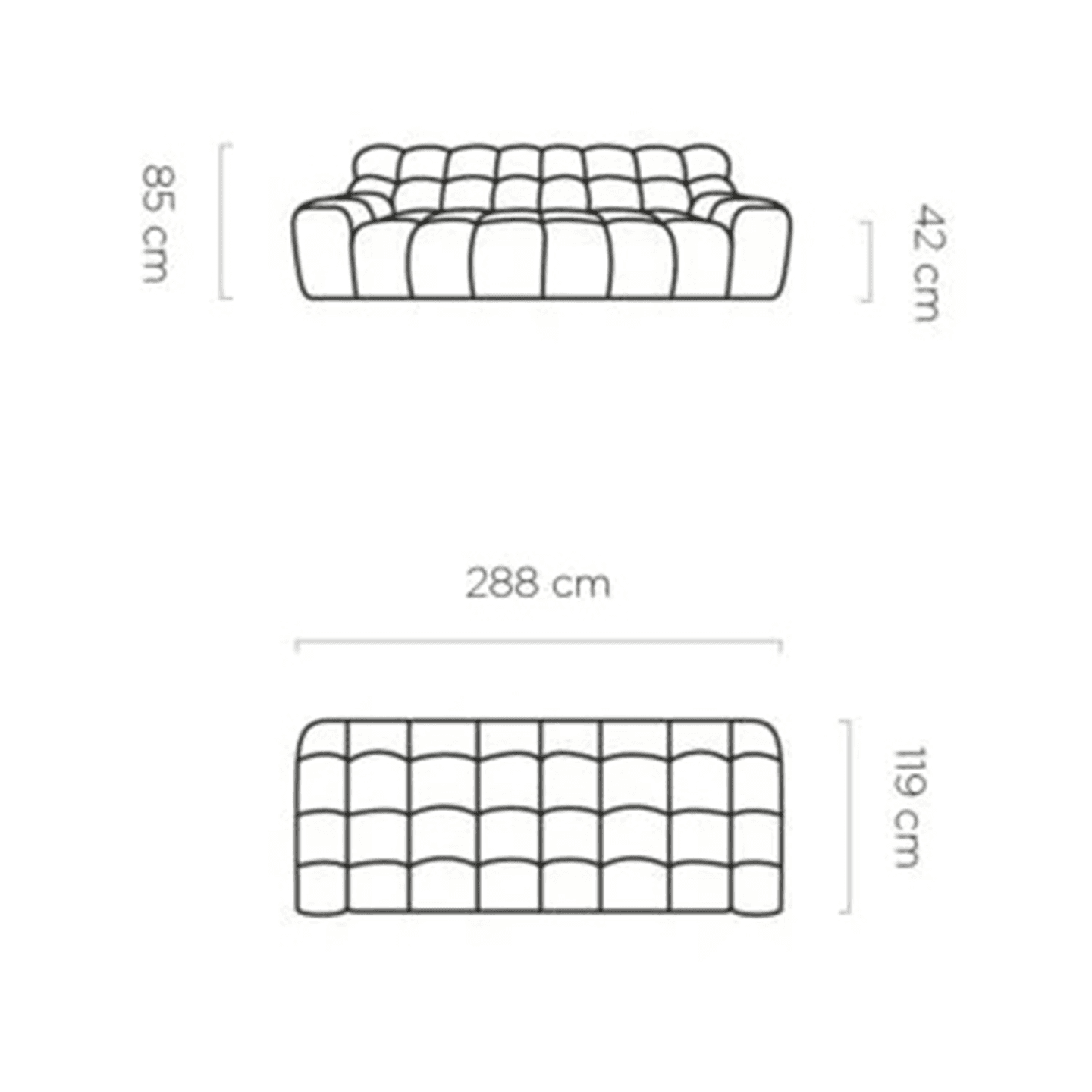 Elegancka sofa elektryczna Campile WERSAL