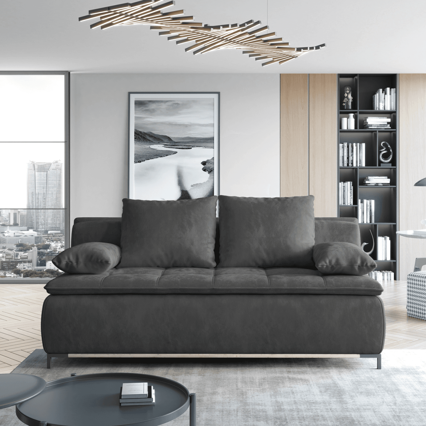Nowoczesna sofa Sweet z funkcją spania - zdjęcie 2