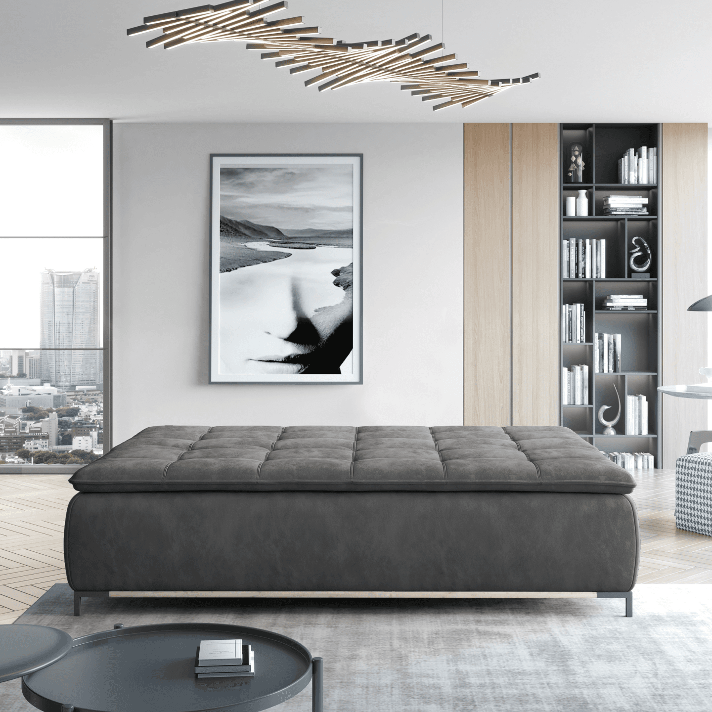 Nowoczesna sofa Sweet z funkcją spania