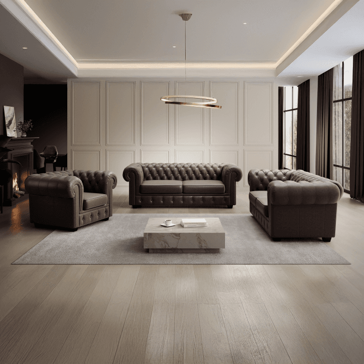 Elegancki fotel Chesterfield WERSAL - zdjęcie 2
