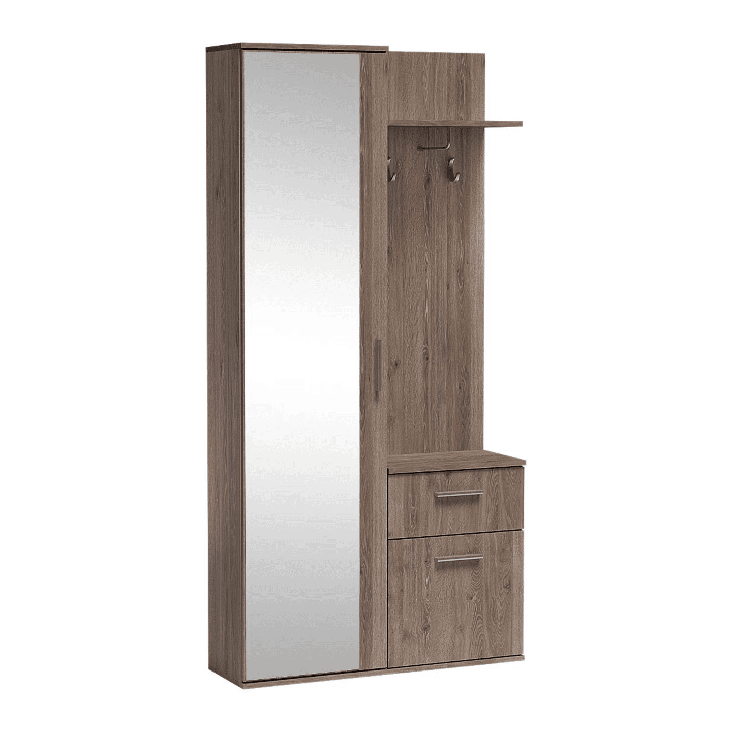 Garderoba z lustrem Nova 97 cm Dąb Truflowy