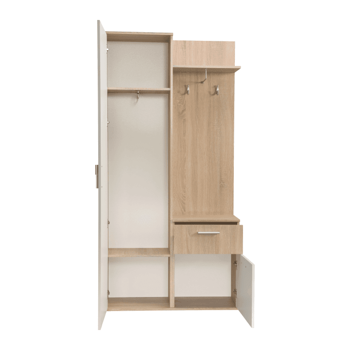 Garderoba z lustrem Nova 97 cm Dąb Sonoma - zdjęcie 2