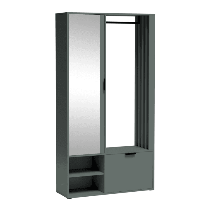 Garderoba z lustrem Vigo Uni 100 cm Green Stone