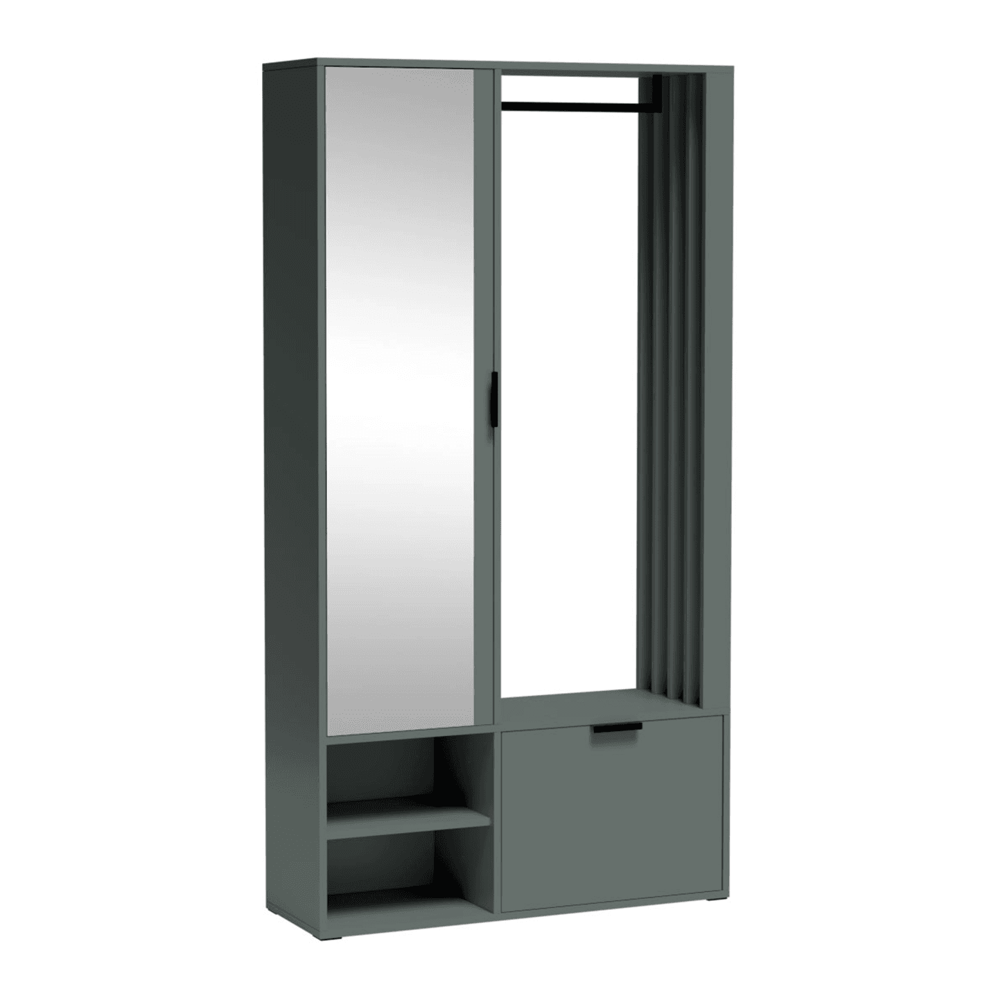 Garderoba z lustrem Vigo Uni 100 cm Green Stone