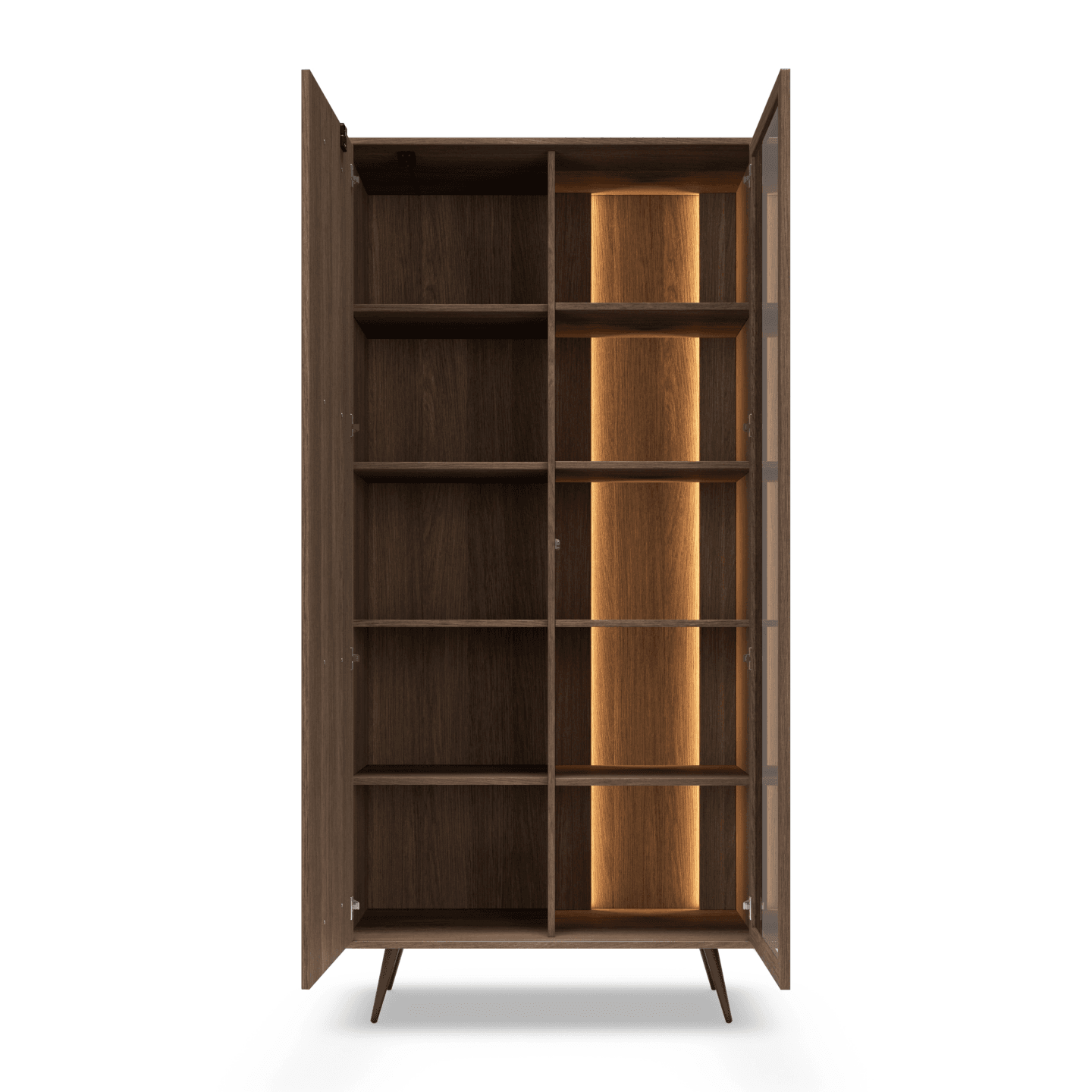 Wysoka Witryna Novo 2D 196 cm Dąb Dunin