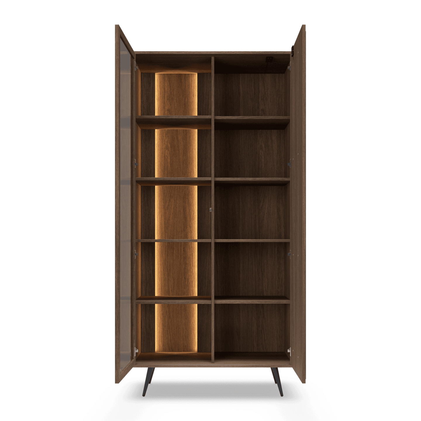 Wysoka Witryna Novo 2D 196 cm Dąb Dunin