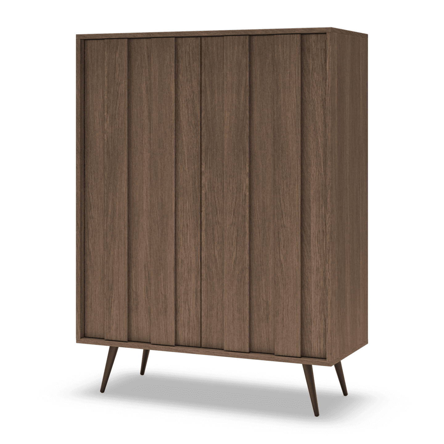 Wysoka komoda Novo 2D 125 cm Dąb Dunin