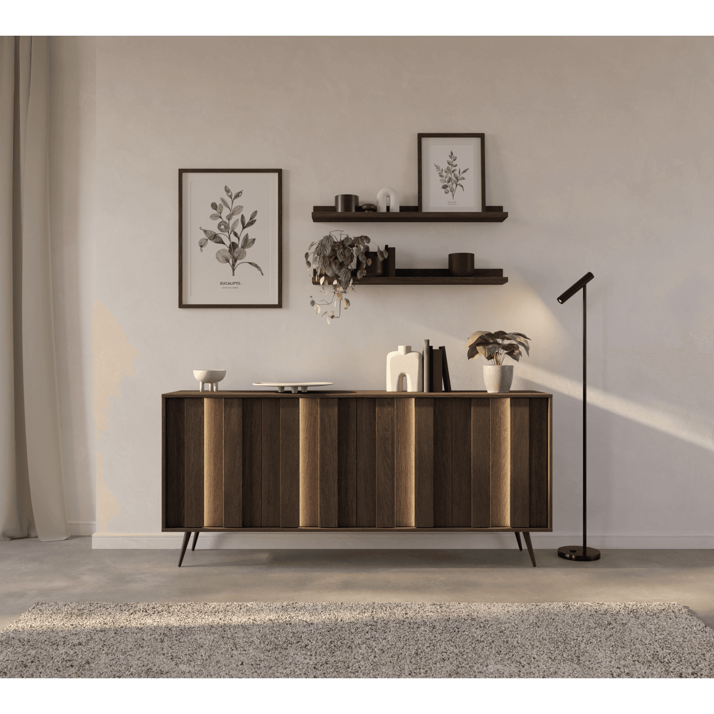 Komoda Novo 4D 183 cm Dąb Dunin - zdjęcie 2