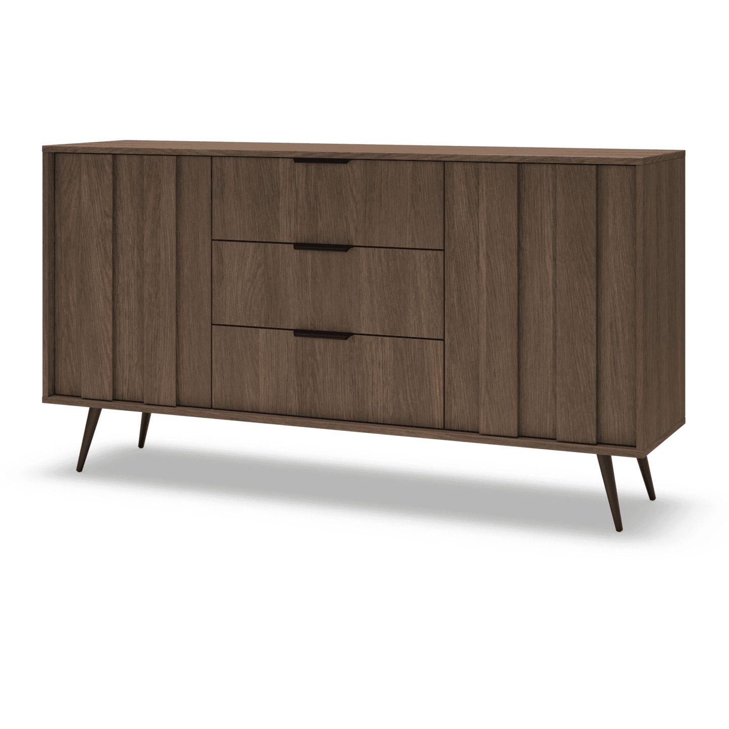 Komoda Novo 153 cm 3 szuflady Dąb Dunin
