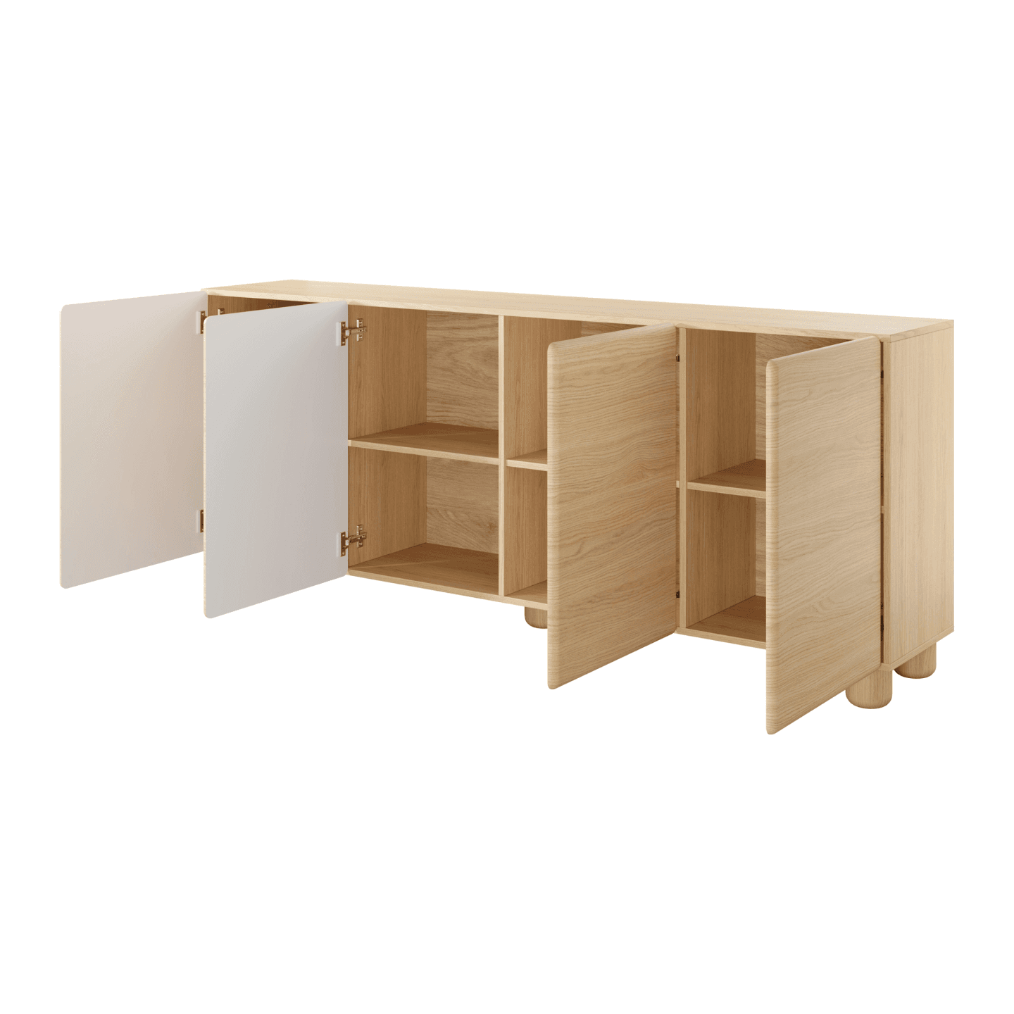 Komoda Bumi 4D 200 cm Dąb Vicenza
