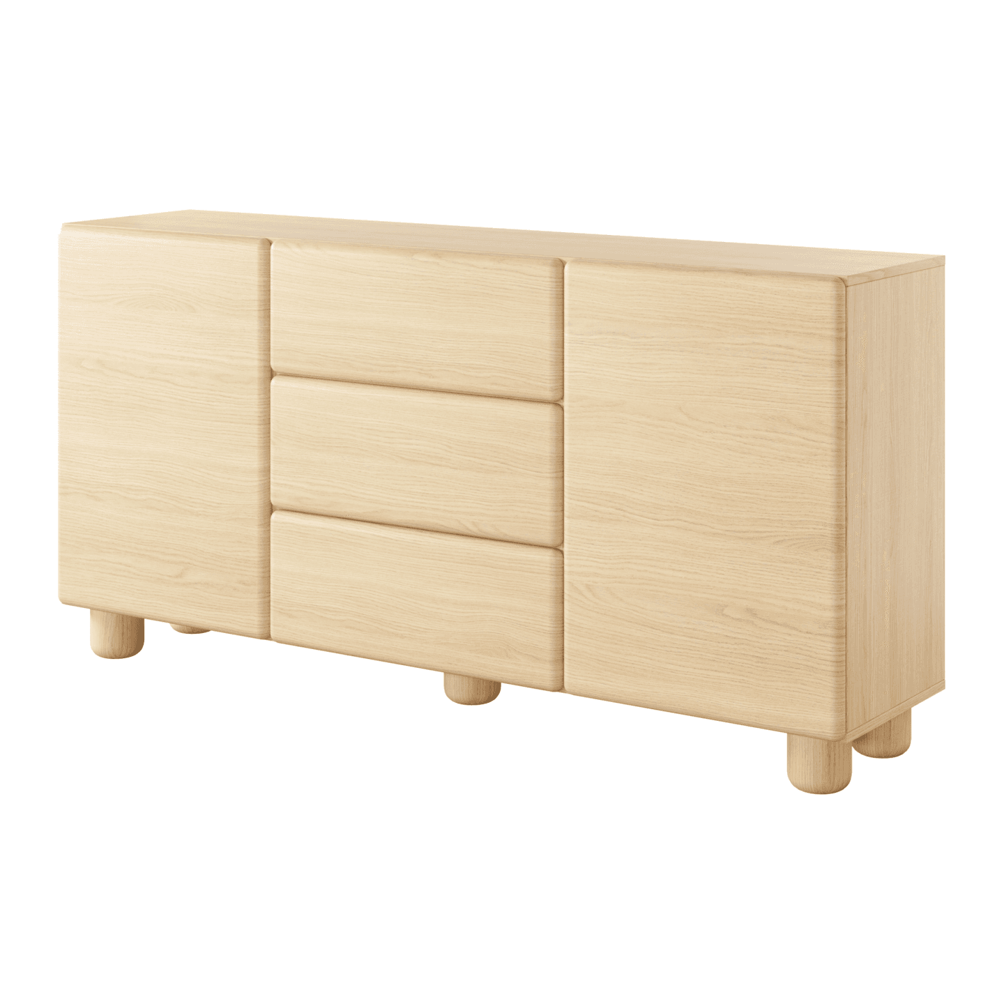 Komoda Bumi 4D 160 cm Dąb Vicenza