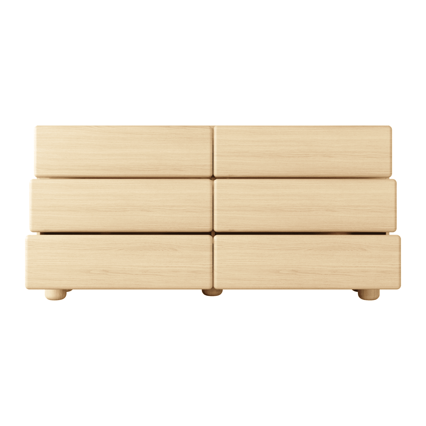 Komoda Bumi 6S 160 cm Dąb Vicenza