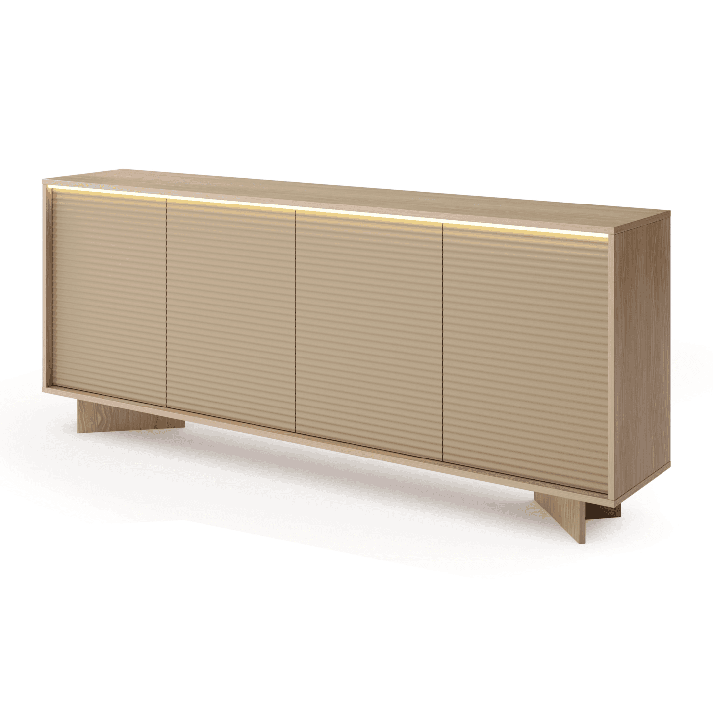 Komoda Royo 4D 204 cm Kolor Capuccino