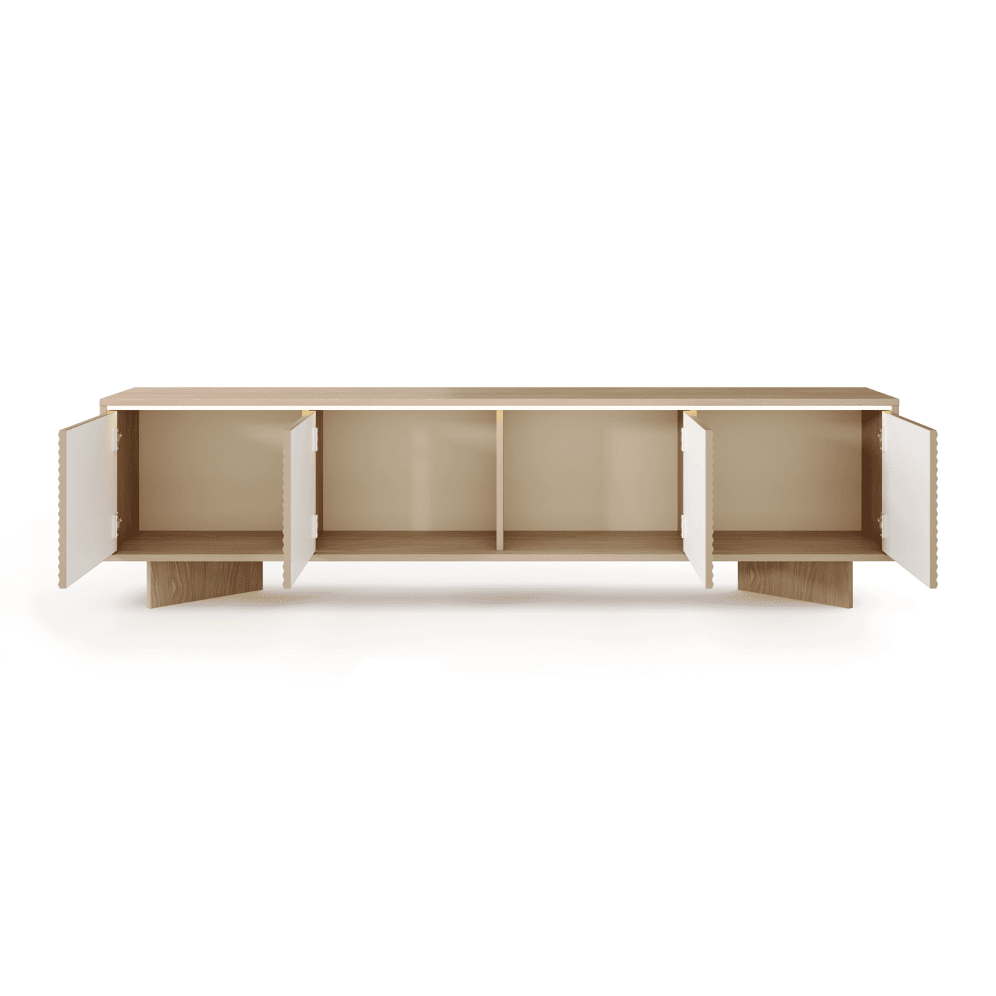 Szafka RTV Royo 4D 204 cm Kolor Capuccino