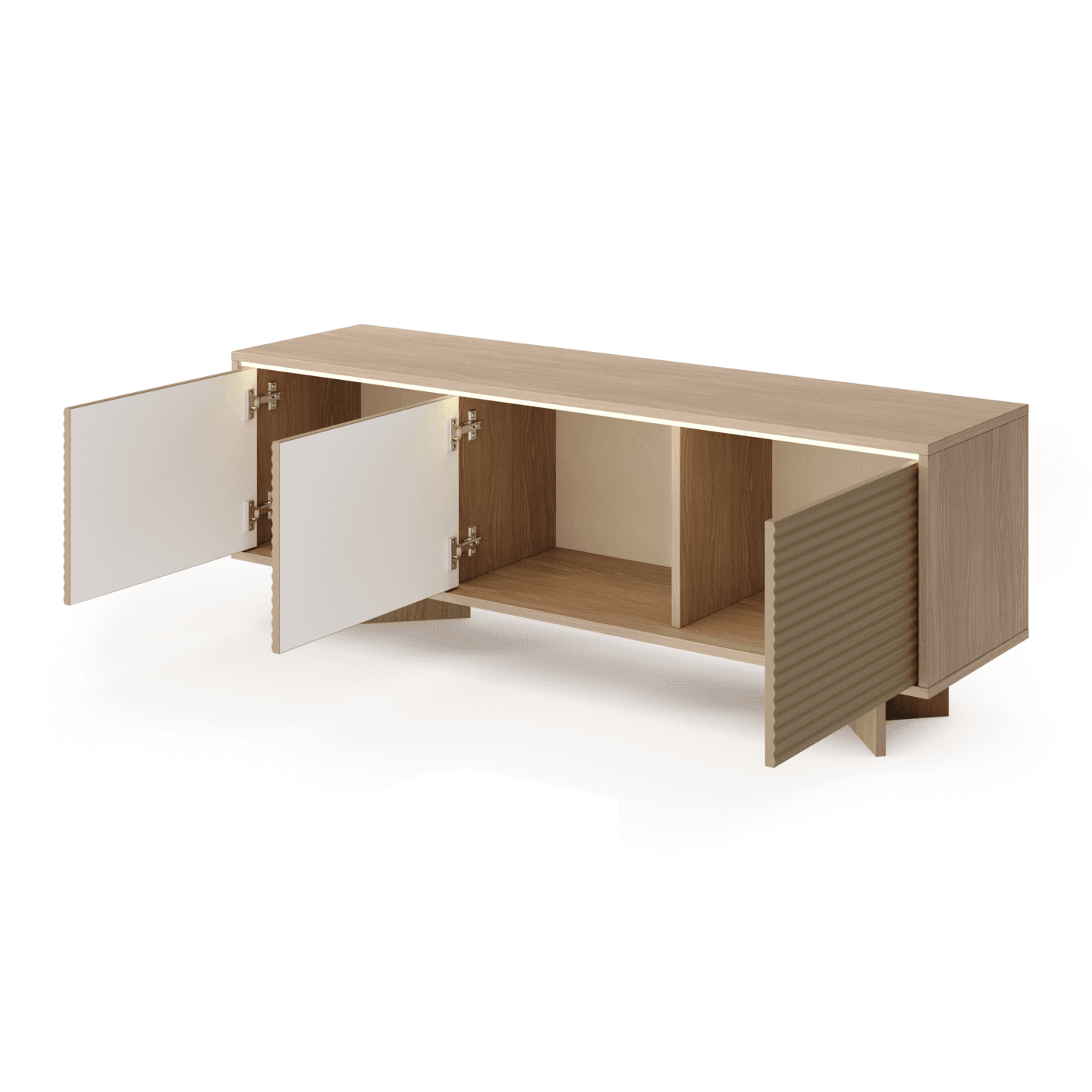 Szafka RTV Royo 3D 154 cm Kolor Capuccino
