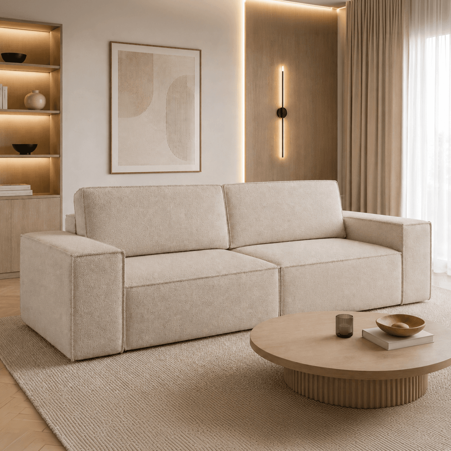 Rozkładana sofa Aron S z funkcją spania - zdjęcie 2