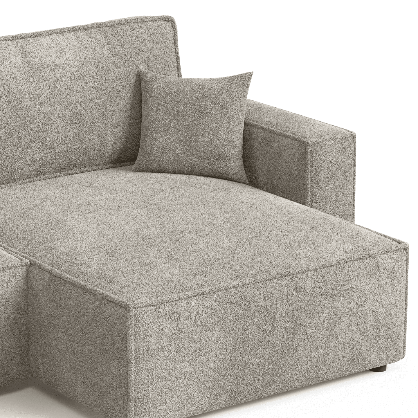 Stylowy narożnik ARON XL do salonu | Uniwersalny | Tkanina Coral 80