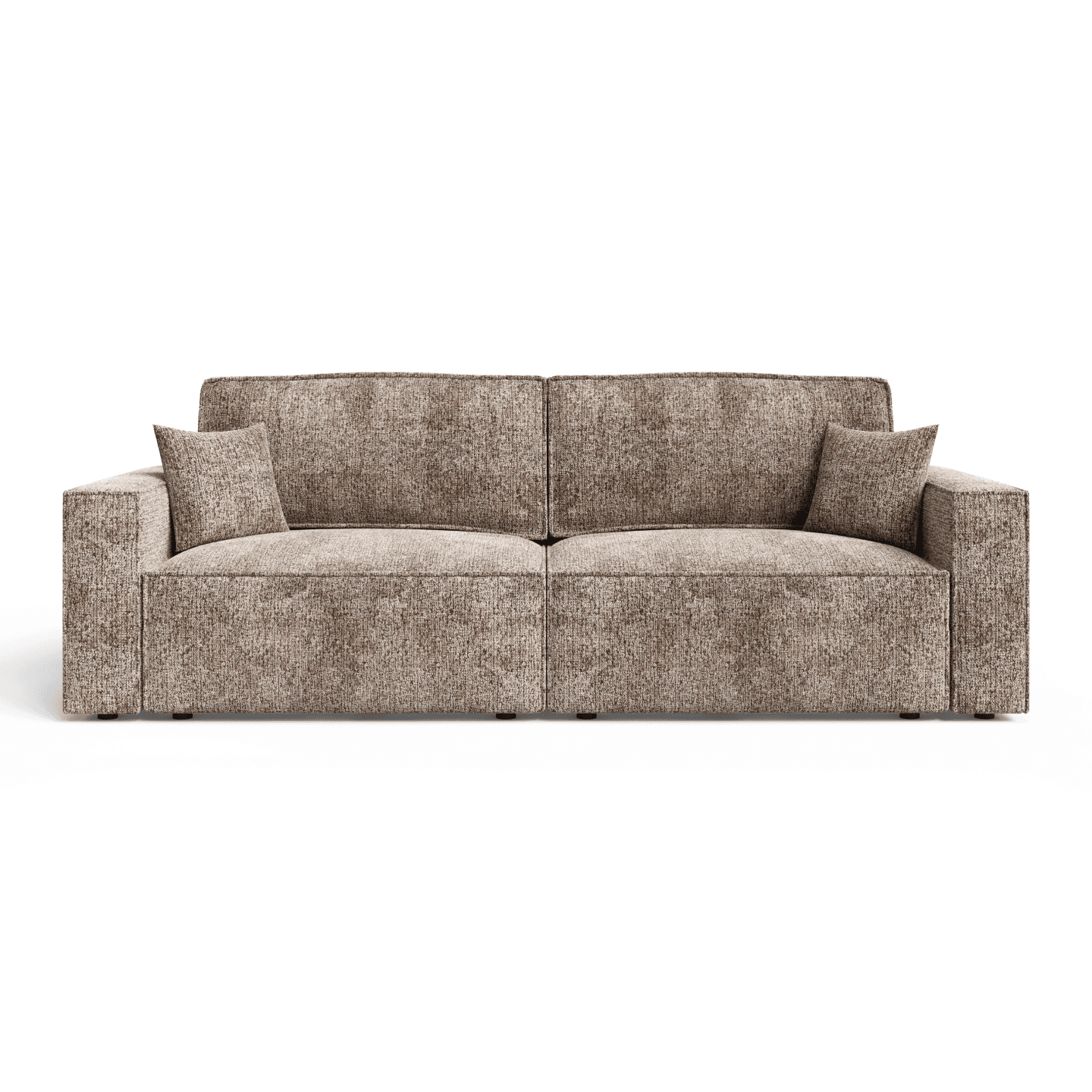 Modna sofa ARON S z pojemnikiem | Rozkładana | Tkanina Bella 60