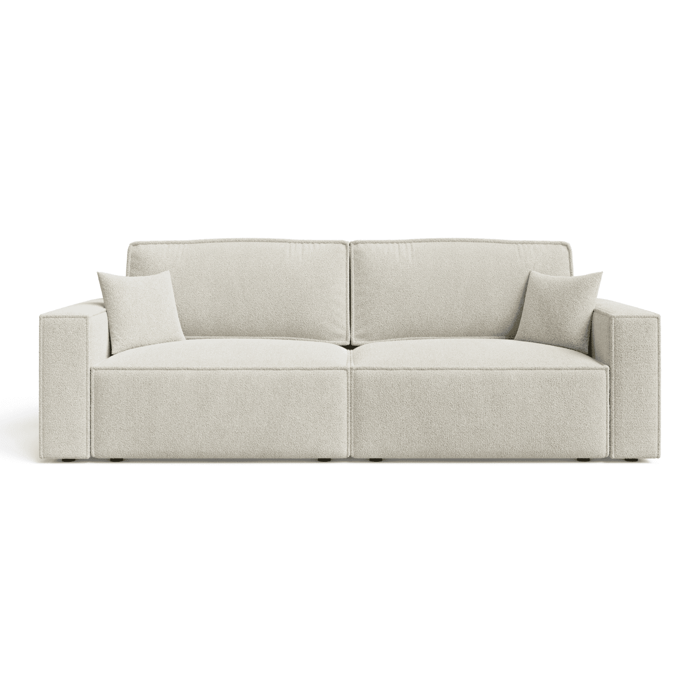 Wygodna sofa ARON S z funkcją spania | Rozkładana | Tkanina Quelle 01