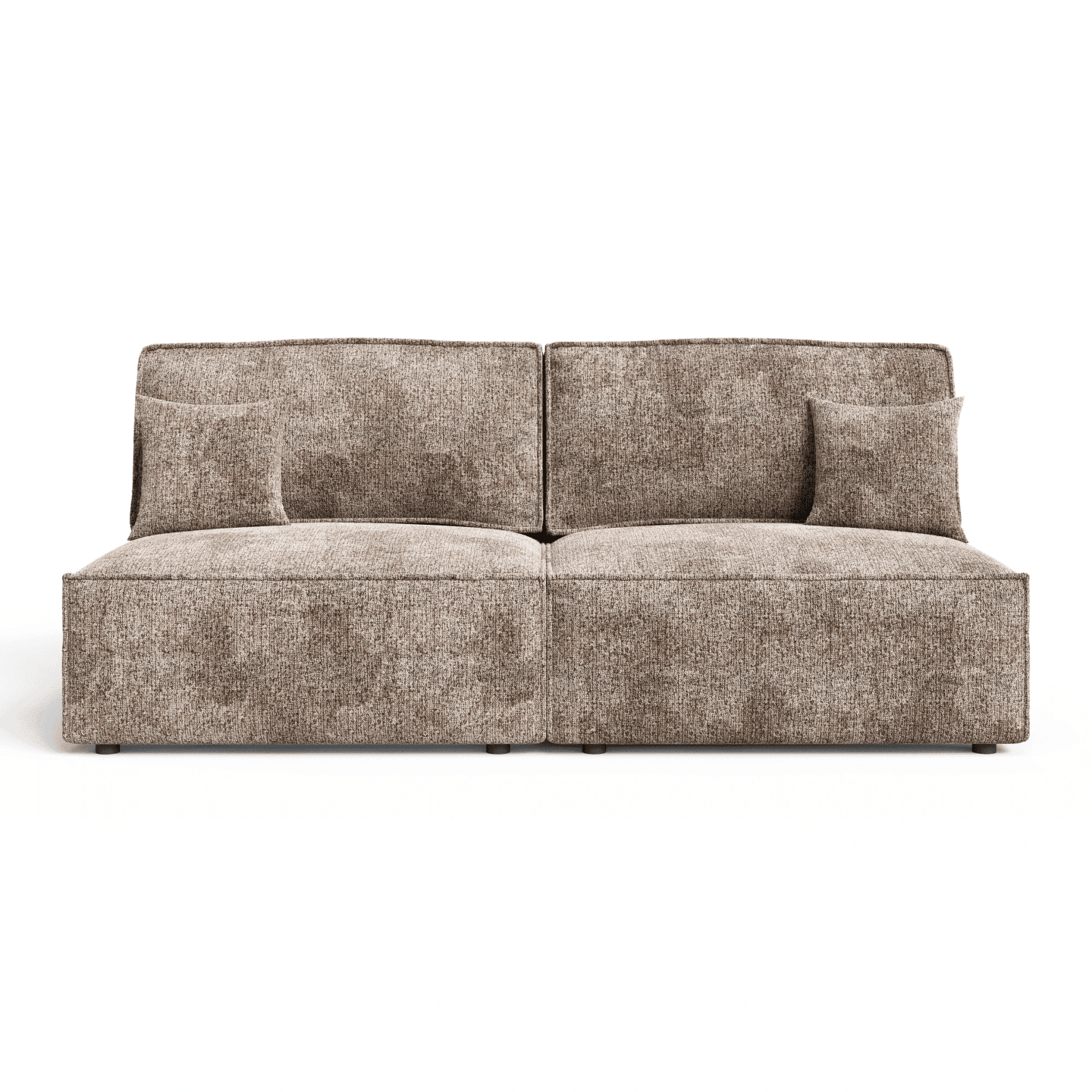 Stylowa sofa ARON S MINI do spania | Rozkładana | Tkanina Bella 25