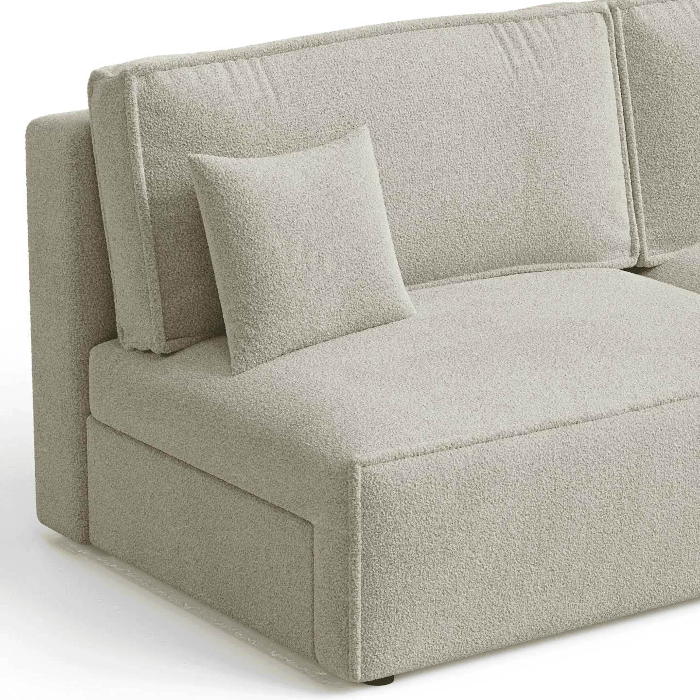 Sofa ARON S MINI z funkcją spania | Rozkładana | Tkanina Quelle 01