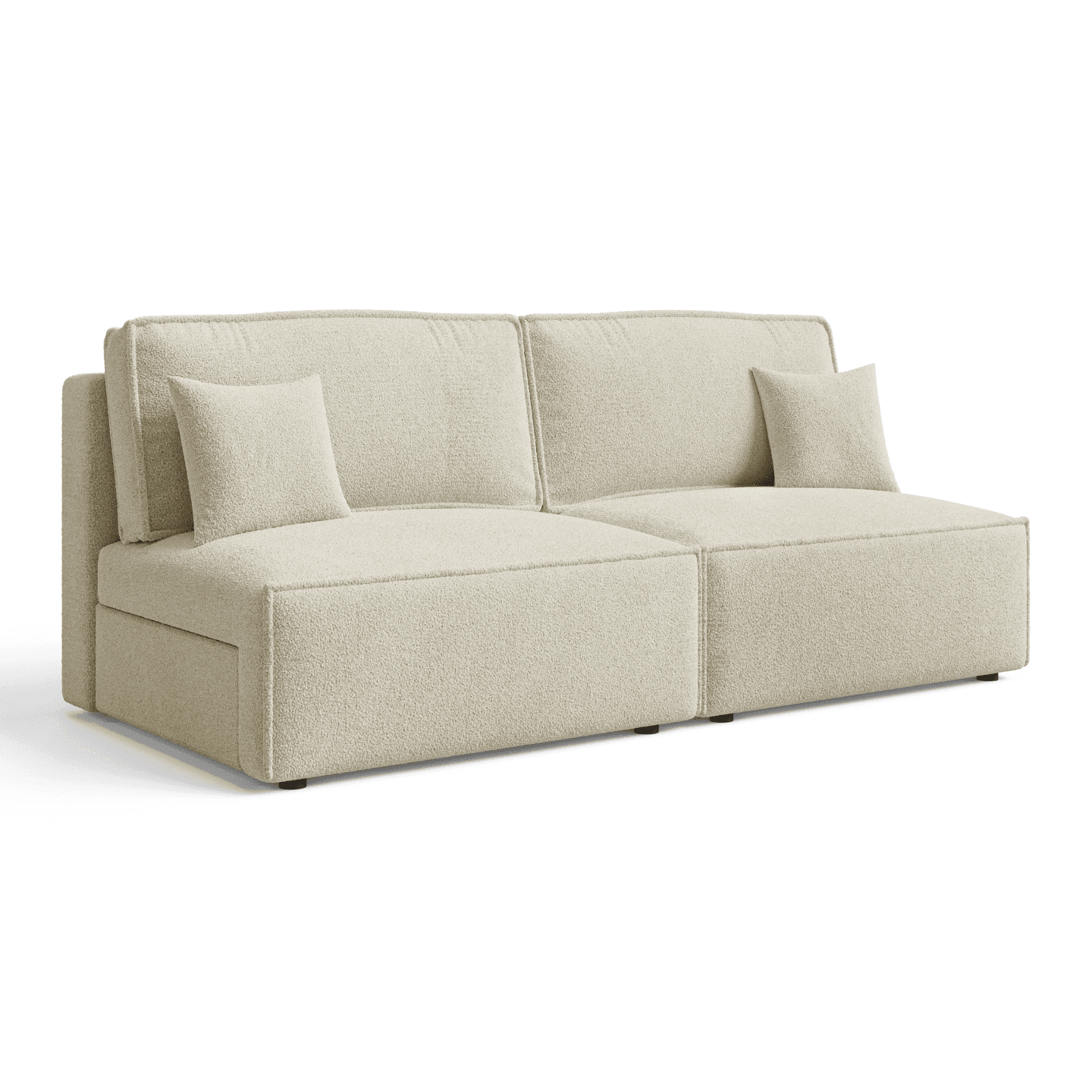 ARON S MINI sofa z pojemnikiem na pościel | Rozkładana | Tkanina Quelle 02
