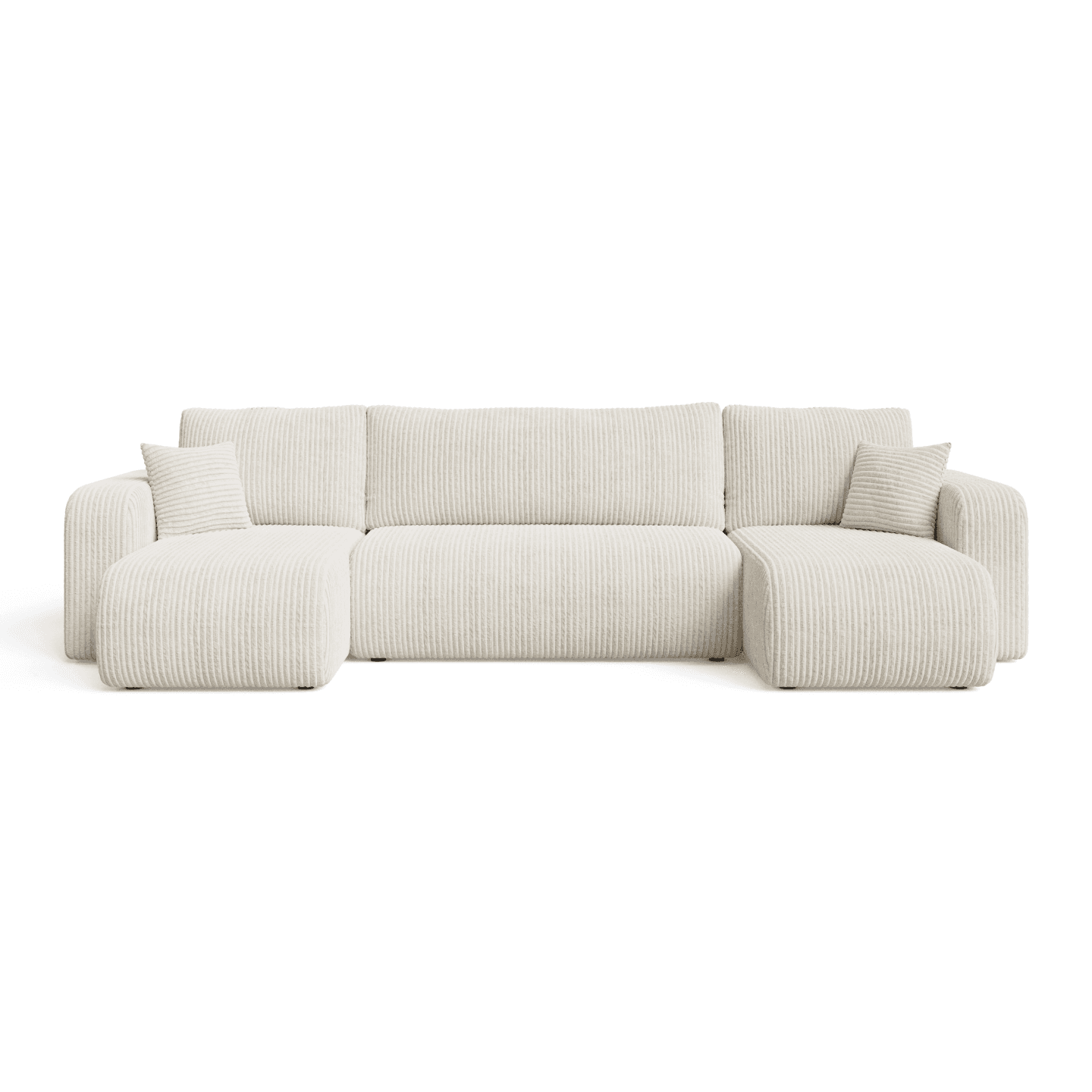 Elegancki narożnik LARGO U | Uniwersalny | Tkanina Tilia 52