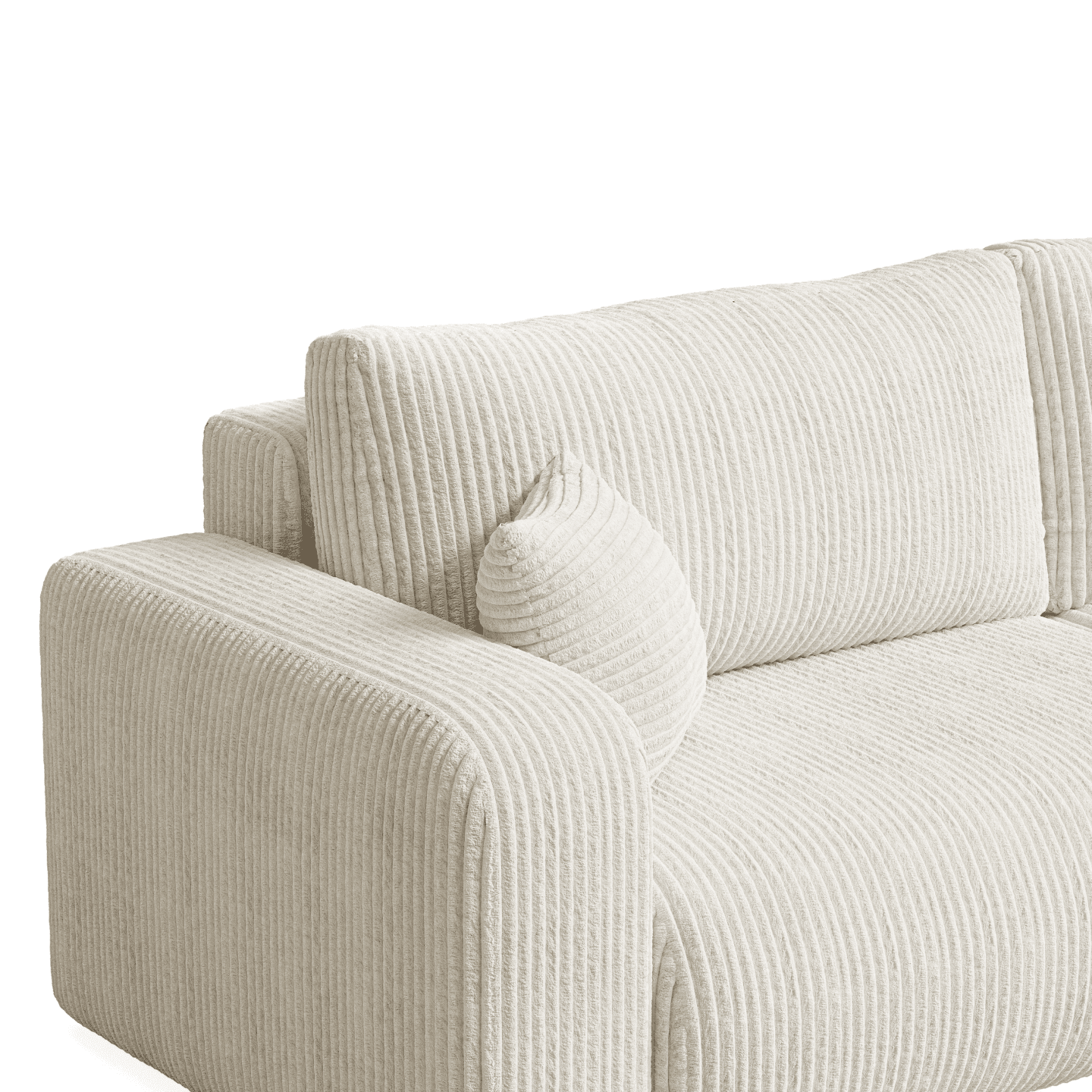 Duża sofa LARGO S do salonu | Rozkładana | Tkanina Tilia 90