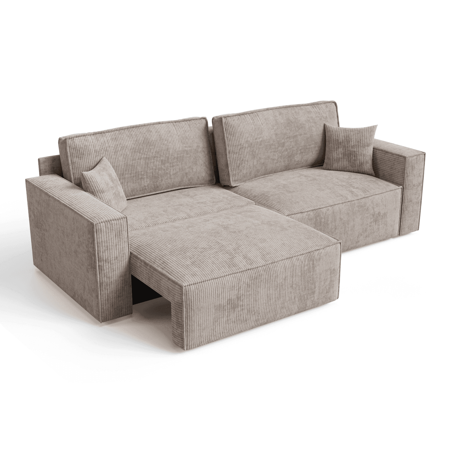 Stylowy ARON S CORNER sofa-narożnik | Rozkładany | Tkanina Poso 100