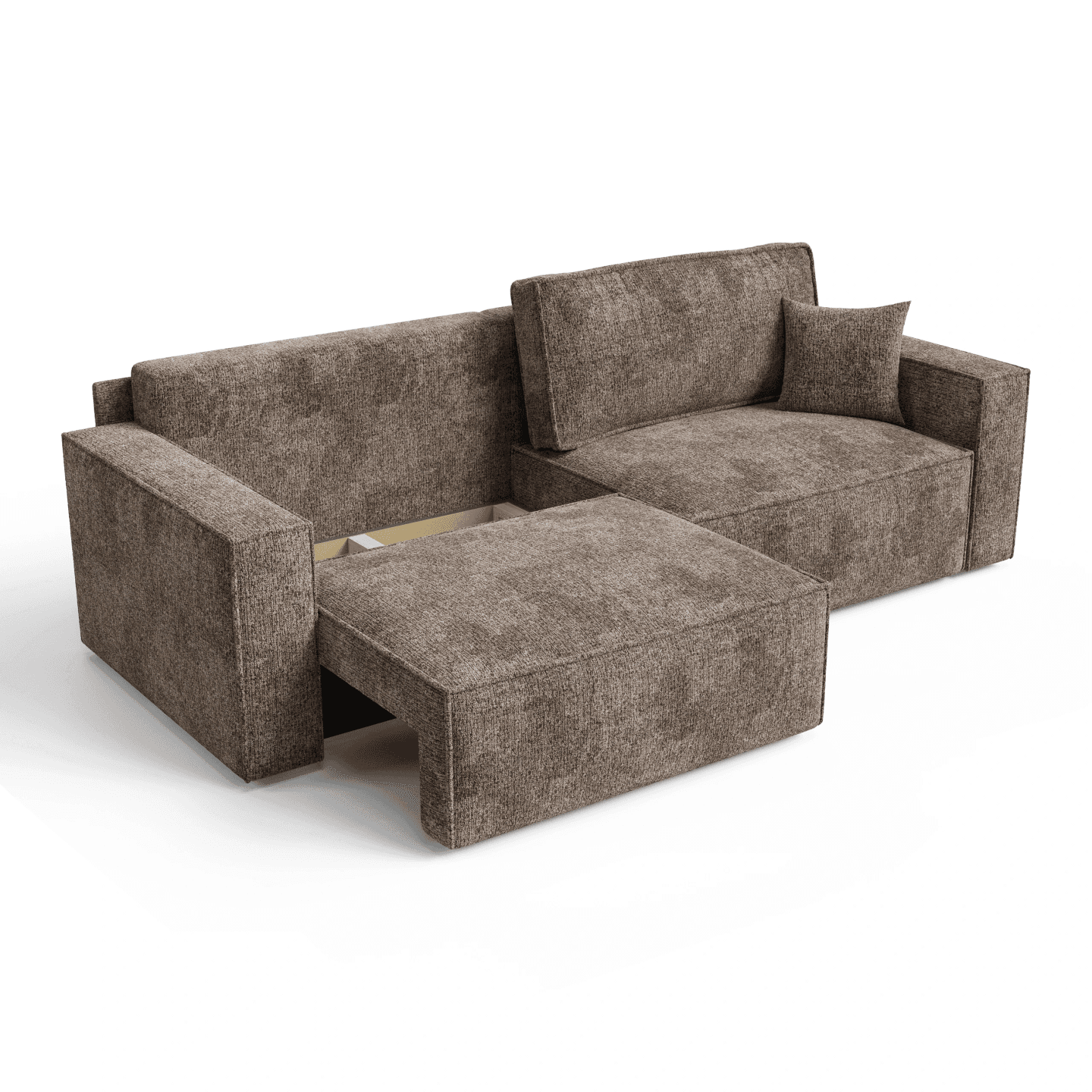 Elegancki ARON S CORNER sofa-narożnik | Rozkładany | Tkanina Poso 135