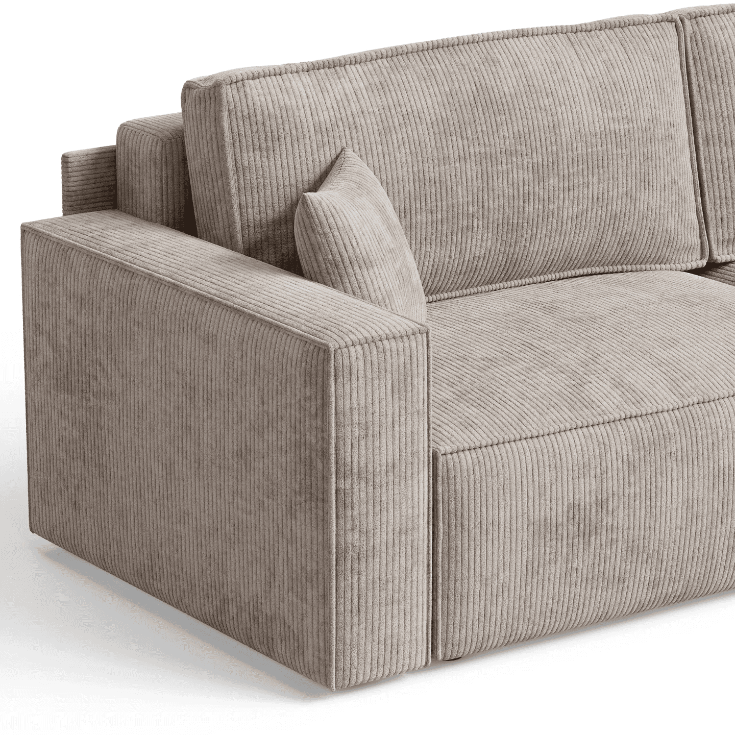 Elegancki ARON S CORNER sofa-narożnik | Rozkładany | Tkanina Poso 135