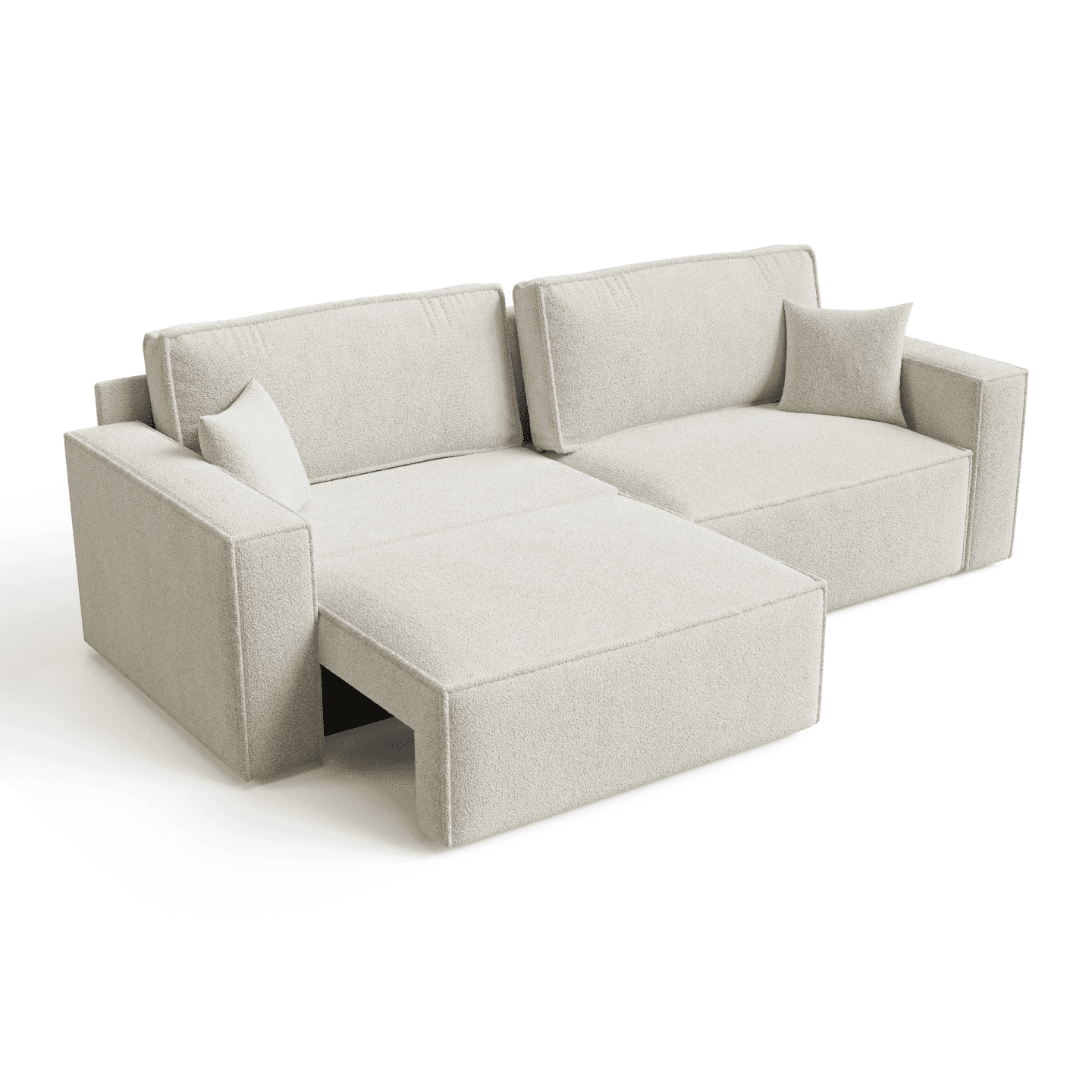 Stylowy ARON S CORNER sofa-narożnik | Rozkładany | Tkanina Quelle 100