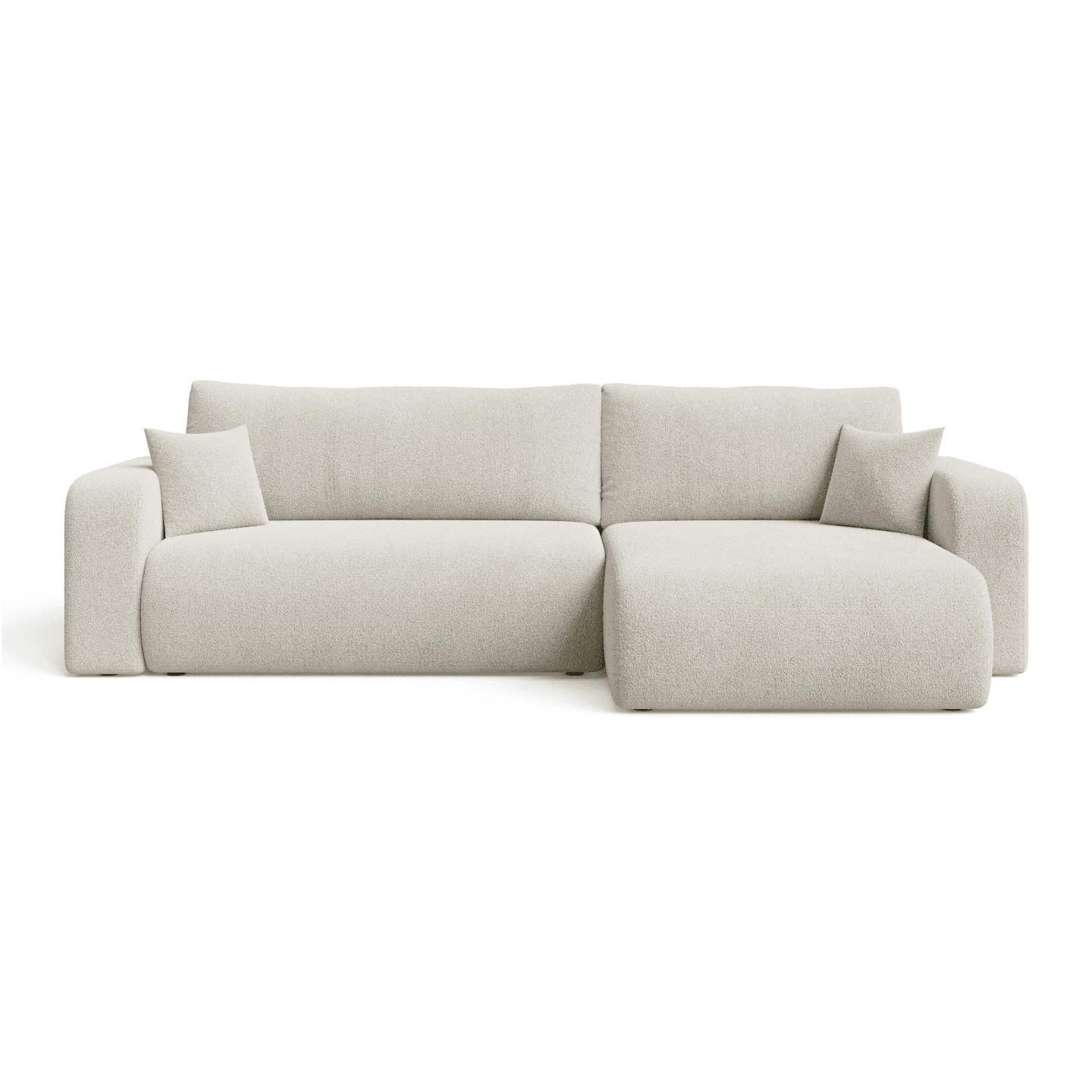 Elegancki narożnik LARGO XL z pojemnikiem | Uniwersalny | Tkanina Quelle 25
