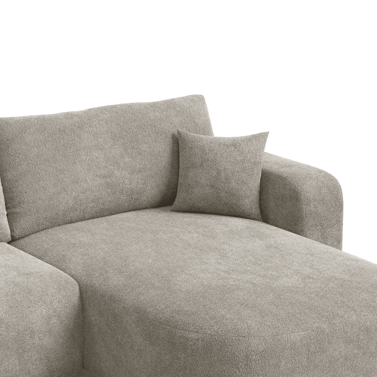 Elegancki narożnik RIVO L z pojemnikiem | Uniwersalny | Tkanina Coral 20