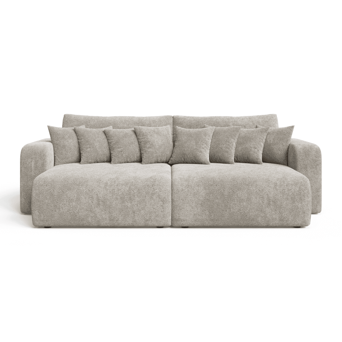Designerska Bigsofa FIORO S z poduszkami do salonu | Tkanina Coral 80