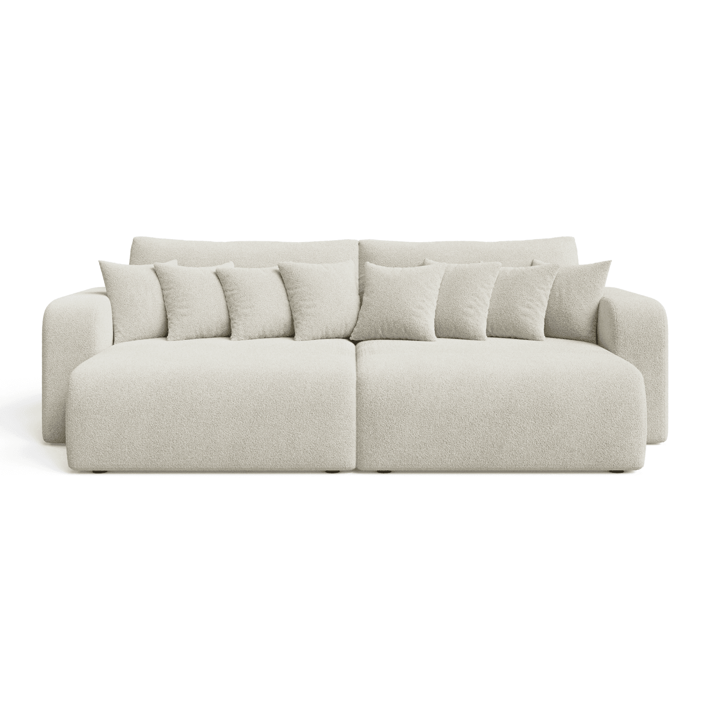 Komfortowa sofa FIORO S z zestawem poduszek do salonu | Tkanina Quelle 03