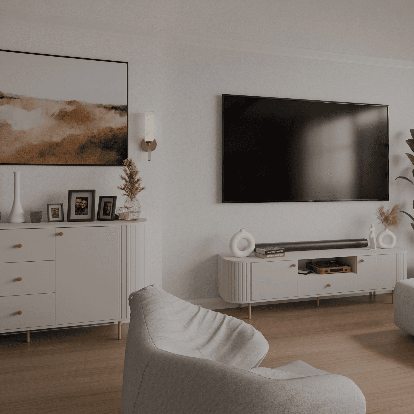 Szafka RTV Fiero 181 cm Beż piaskowy